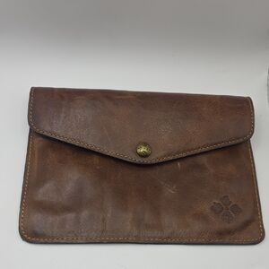 Patricia Nash Envelope Style Leather Clutch Mini Case